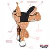 HILASON Child Treeless Horse Saddle Western American Leather Barrel | for Horses view 2