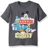 Disney Toddler Boys Mickey Mouse Short Sleeve T-Shirt, Charcoal, 5T view 1