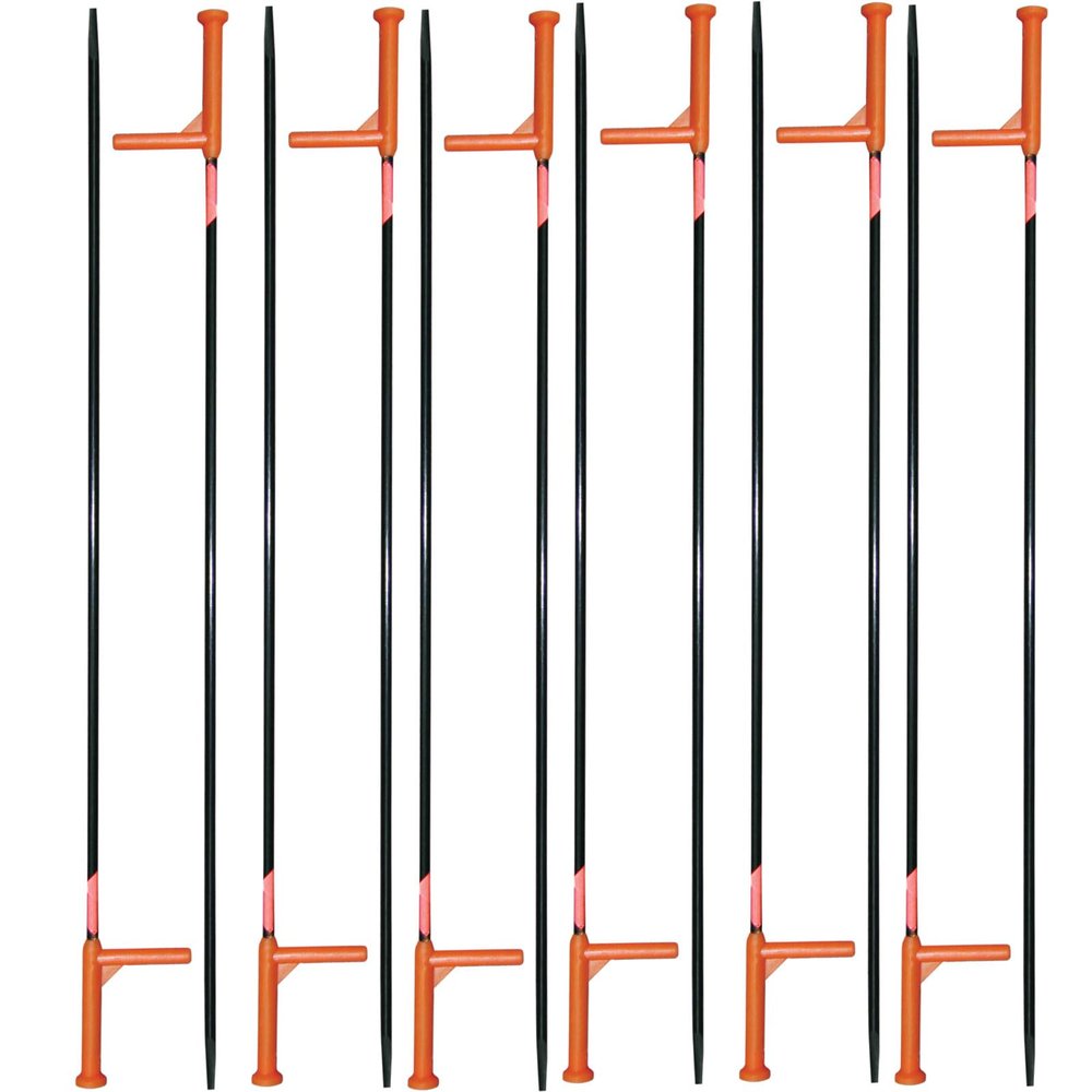 Avery GHG RealMotion Fiberglass 20" Field Stakes with Motion Limiter Tops | for Hunting Motion System Decoy - 12 Pieces per Pack