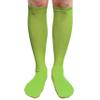 COUVER Bright Lime Green Knee High Socks for Women Knee Tube Socks Womens Athletic Socks Cotton Knee High Socks, 5-9.5, 1 Pair view 1