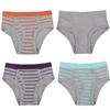 Buyless Fashion Boys Brief in Assorted Colors Soft Cotton Underwear 4 Pack - BC14-BAC-1-2 view 1