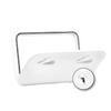 Nuova Rade TOP LINE Marine Boat Deck Access Hatch & Lid - w/Lock, for Sailboat and Yacht, easy opening/hidden screws, UV/water-resistant high-grade ASA plastic, Grey, 13.9" x 23.85" view 1
