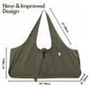 Yogiii Yoga Mat Bag | The ORIGINAL - Now Improved - YogiiiTotePRO | Large Yoga Mat Bag or Yoga Mat Carrier with Side Pocket | Yoga Bag Fits Most Size Mats (Olivine Green) view 4