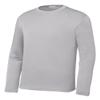 Gravity Threads Youth Long-Sleeve Moisture WickenIng Shirt - Silver - Large view 1