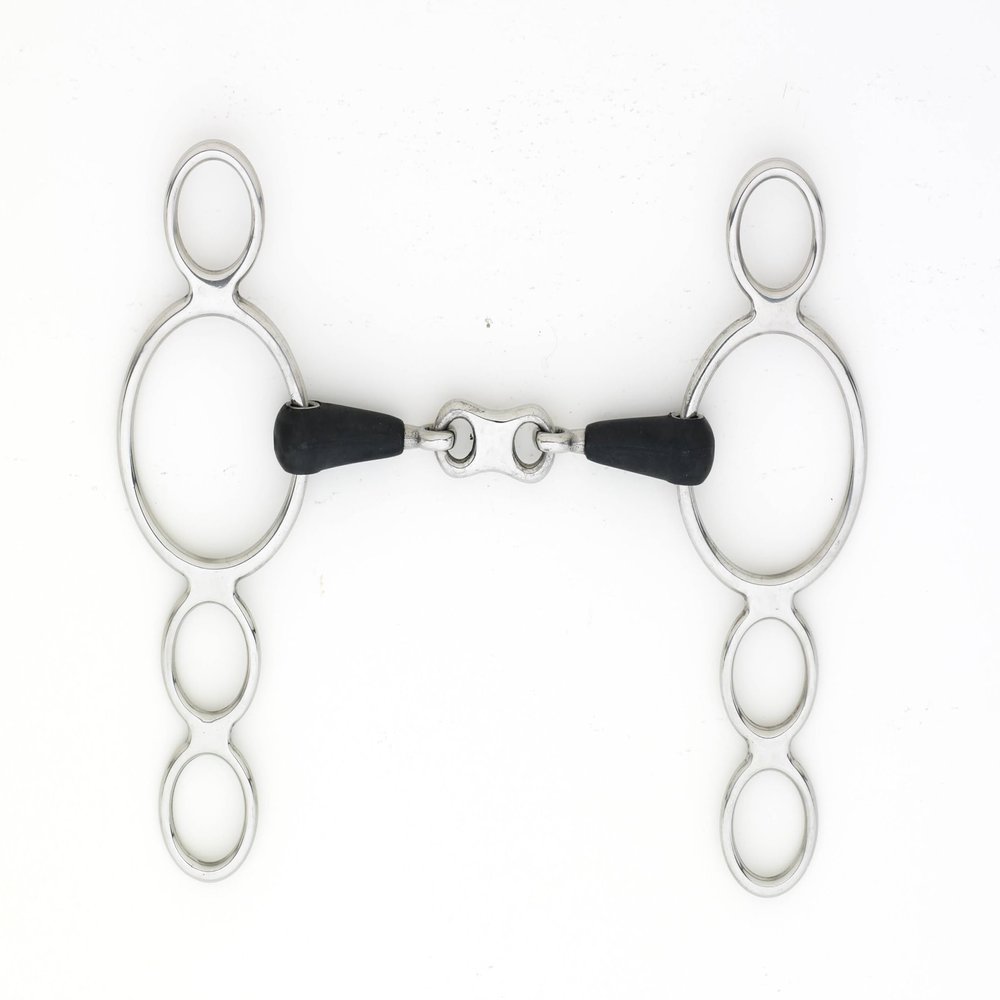 CENTAUR Eco Pure 3 Ring Gag French (Stainless Steel, 5.5)