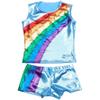 Obersee | Cheerleader Costume for Girls | Uniform Set for Cheerleading | Rainbow Arc | CL Child (8-10 Years) | O3CHSET035CL view 1