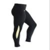 dimok Yoga Pants High-Waist Tummy Control w Hidden Pocket - Black with Variety Inserts (M, Black White Insert) view 1