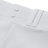 CHAMPRO boys Pipe Triple Crown Polyester Knicker with Braid, White, Navy Pipe, Medium US view 3