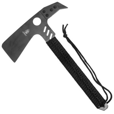 ASR Tactical 16" Paracord Full Tang Survival Axe with Modular Pick Attachment
