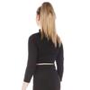 Danzcue Womens' Cheerleading Basic Bodyliner Top Sportswear Body Suits, Black, Large view 2