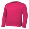 Gravity Threads Youth Long-Sleeve Moisture WickenIng Shirt - Pink Raspberry - X-Small view 1