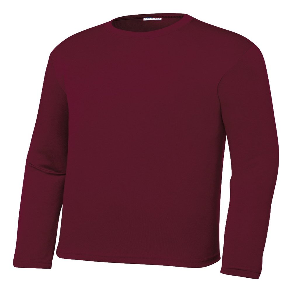 Gravity Threads Youth Long-Sleeve Moisture WickenIng Shirt - Maroon - X-Large