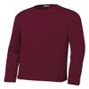 Gravity Threads Youth Long-Sleeve Moisture WickenIng Shirt - Maroon - X-Large view 1