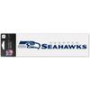 WinCraft Seattle Seahawks 3" x 10" Logo & Name Perfect Cut Decal view 1
