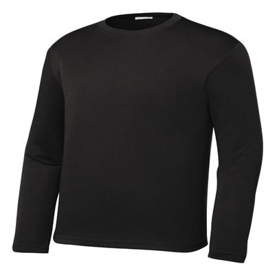 Gravity Threads Youth Long-Sleeve Moisture WickenIng Shirt - Black - Small