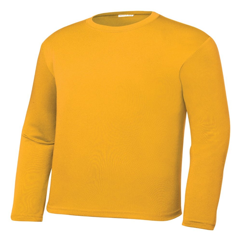 Gravity Threads Youth Long-Sleeve Moisture WickenIng Shirt - Gold - Small