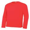 Gravity Threads Youth Long-Sleeve Moisture WickenIng Shirt - Hot Coral - Medium view 1