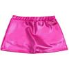 Obersee | Athletic Cheer and Dance Skirt | Girl's Active Performance Skort with Shorts | Pink | CL Child (8-10 Years) | O3CHSKRT005CL