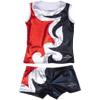 Obersee | Cheerleader Costume for girls | Uniform Set for Cheerleading | Mia Red | CL Child (8-10 years) | O3CHSET063CL view 1