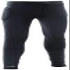 Precision GK Padded Base-Layer Trouser Junior Size LB (Black) view 2