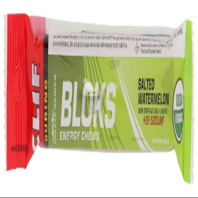 Clif Bloks Energy Chews, Salted Watermelon, 2.12 Oz