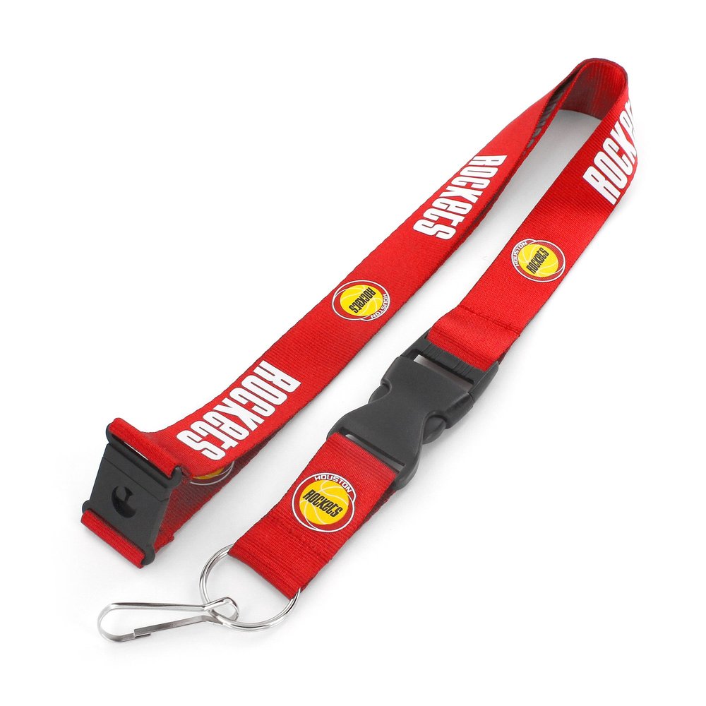 Aminco NBA Houston Rockets Hardwood Classic Lanyard, Red ,21"