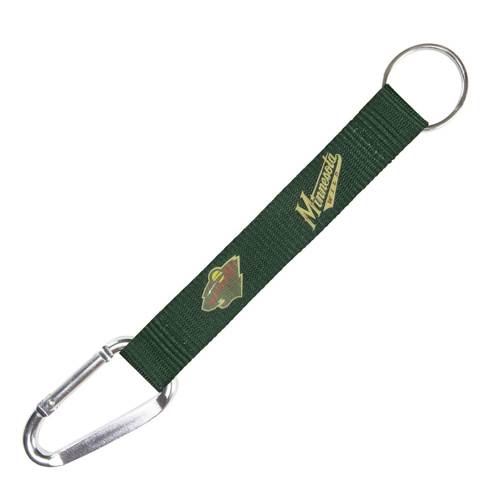 aminco NHL Minnesota Wild Carabiner Lanyard Keychain
