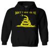 0024. American Don't Tread ON ME Military Combat United State Patriotic Style Sweatshirt Pullover Hoodie (Black, X-Large) view 1