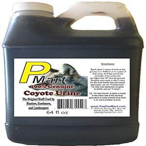 The Pee Mart - Coyote Urine 64 fl oz Bulk Filler - Full Strength!