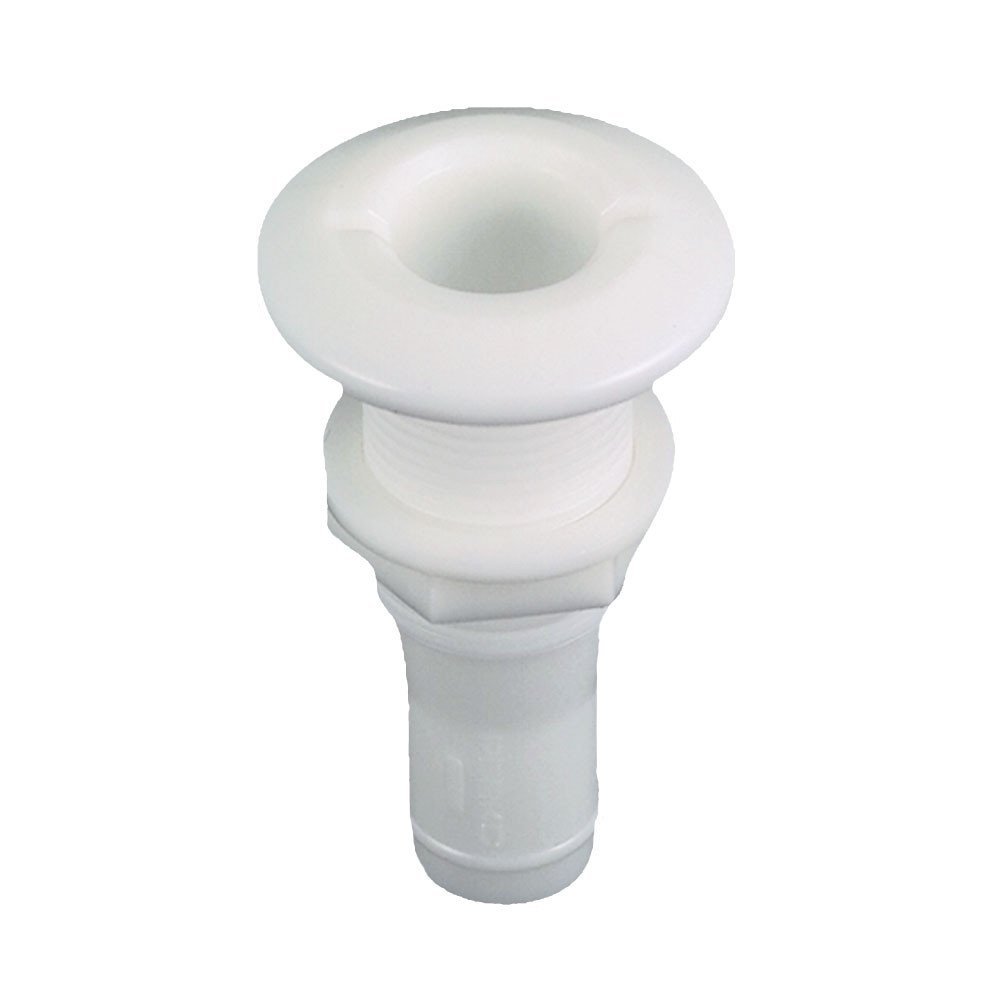 Perko 1/2" Thru-Hull Fitting f/Hose Plastic MADE IN THE USA