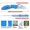 Firebird GANZO F759M Pocket Folding Knife 440C Stainless Steel Blade Anti-Slip Handle with Clip Fishing Camping EDC Utility Pocket Knife (Blue) view 2