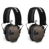 Walker's 2-Pack Electronic Hearing Protection Earmuffs, Razor Slim Shooter, Dark Earth view 1