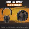 Walker's 2-Pack Electronic Hearing Protection Earmuffs, Razor Slim Shooter, Dark Earth view 4