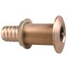 Perko 3/4" Thru-Hull Fitting f/Hose Bronze MADE IN THE USA view 1