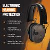 Walker's Razor Ear Protection Dark Earth Slim Shooter Folding Earmuffs, 4 Pack view 3