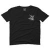0012. Good Vibe Bones Hand Shaka Cool Vintage Hipster Graphic for Men T Shirt (Black 2X-Large) view 1