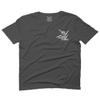 0012. Good Vibe Bones Hand Shaka Cool Vintage Hipster Graphic for Men T Shirt (Charcoal, 2X-Large) view 1