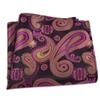 ciciTree 12"x 12" Men's Paisley Pocket Square Purple Jacquard Woven Gift view 2