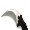 Snake Eye Tactical Karambit Style Full Tang Neck Knife Outdoors Camping Fishing Hunting (Silver) view 4
