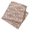 ciciTree 12"x 12" Men's Paisley Pocket Square Orange Jacquard Woven Gift view 4