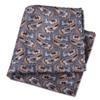 ciciTree 12"x 12" Men's Paisley Pocket Square Gray Jacquard Woven Gift view 4