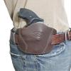 Barsony Brown Leather Pancake Slide Holster for S&W 340PD Left view 2