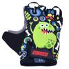 ZippyRooz Toddler & Little Kids Bike Gloves for Balance and Pedal Bicycles for Ages 1-8 Years Old. 8 Designs for Boys & Girls (Monsters, Little Kids XL (7-8)) view 1