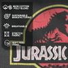 Jurassic Park Men's Classic Movie Logo T-Shirt, Jurassic World Vintage Inspired Shirt, Navy, XX-Large view 4