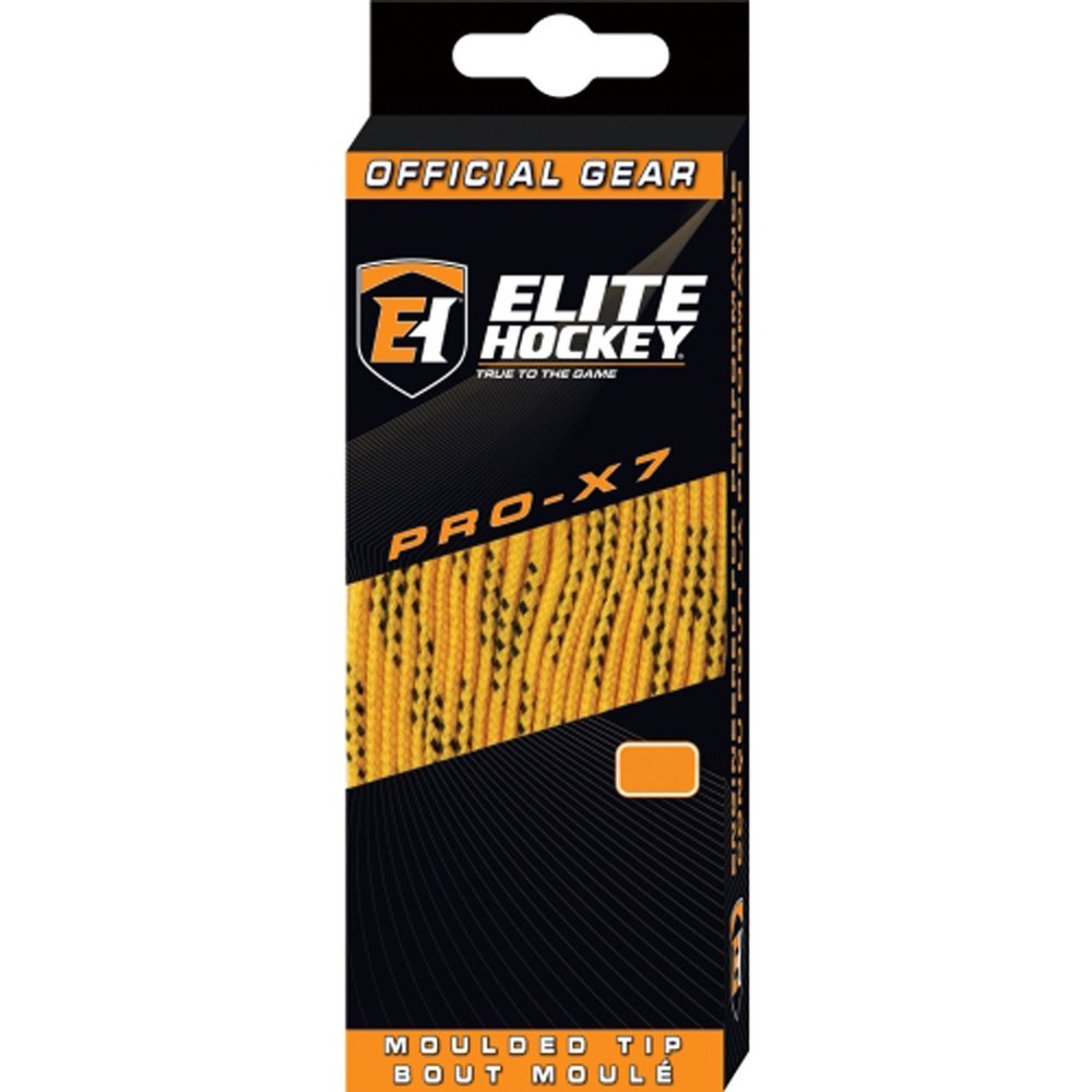 Elite Hockey PRO-X7 Skate Laces (X7-Yellow, 96")