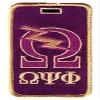 Omega Psi Phi Fraternity Embroidery Id/luggage Tag view 1