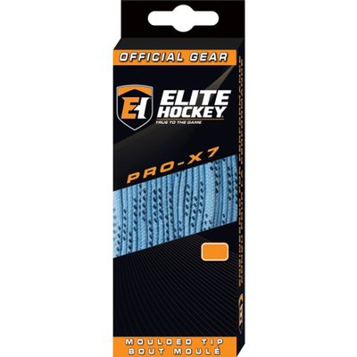 Elite Hockey PRO-X7 Skate Laces (X7-Columbia, 120")