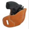 Barsony Saddle Tan Leather Pancake Slide Holster for S&W Bodyguard 38 Left view 4