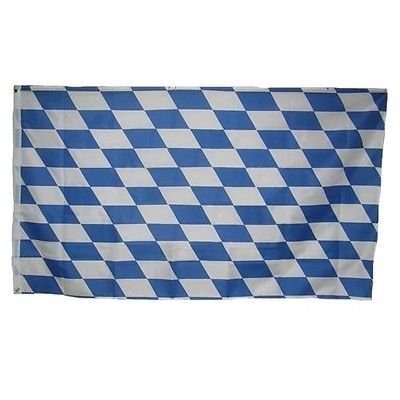5x8 ft Bavaria Bavarian Plain Flag Rough Tex Knitted 5'x8' Banner