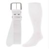 TCK Baseball/Softball Adult Belt & Socks Combo Set (White, Large) - White,Large view 1